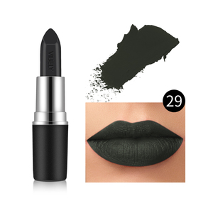 Lápiz <span class=keywords><strong>Labial</strong></span> Negro Mate, Impermeable, de Larga Duración, Bálsamo <span class=keywords><strong>Labial</strong></span> Brillante, Color Nude, Alta Pigmentación, Suave - Product Image 1