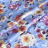 Tissu en coton tissé pour vêtements, tissage uni, impression numérique personnalisée, fourniture directe d'usine, MOQ 1 mètre