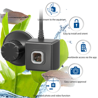 Cámara SmartCam Full HD para pecera, vista remota, Monitor de acuario para mascotas en el hogar, cámara inalámbrica HD impermeable, Control WIFI para Android/iOS