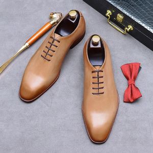 Nuevos Zapatos de Hombre de Alta Calidad, Transpirables, de Suela Blanda, Estilo Casual de Negocios, Estilo Inglés Retro, Hechos a Mano, de Cuero Genuino, de Caña Baja - Product Image 6