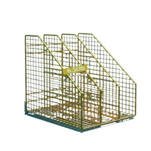 Office Desk <b>File</b> Rack Metal Vertical Organizer For Books A4 Paper Student Supplies Multipurpose <b>Storage</b> Solution - Product Image 4