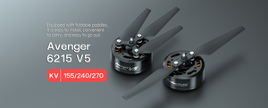 Moteur BrothersHobby Avenger 6215 <span class=keywords><strong>V5</strong></span> 155KV 240KV 270KV (CW) de qualité professionnelle pour FPV, équipé d'hélices pliables - Product Image 5