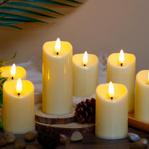 Pro Simulation Électronique Faux <span class=keywords><strong>Anniversaire</strong></span> Confession Romantique Scène De Mariage Décoration Led Sans Flamme Lumière Pilier Bougies - Product Image 2