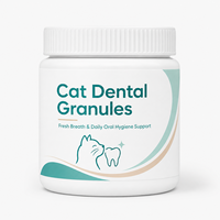 Jinmao Cat Grain-Free Dental Granules Vegetable Glycerin Zinc Glycinate Penyerapan Cepat Aman Napas Segar Kebersihan Mulut Harian