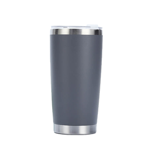 Sınır ötesi 20 oz 304 paslanmaz çelik seyahat kupası sıcak ve soğuk içecekler için toz kaplı vakum-yalıtımlı fincan - Product Image 3