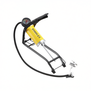 Pompe à pied Stanley 120 Psi avec manomètre pour gonflage des pneus de vélo - Product Image 2
