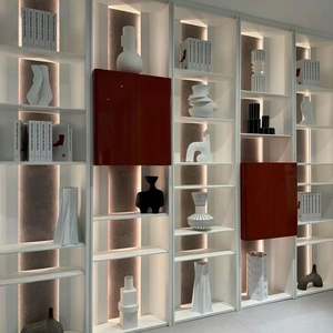 Vitrine de salon avec porte en verre, vitrine pour la décoration de la maison - Product Image 1