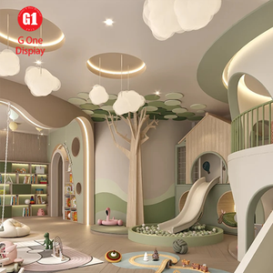 Design d'intérieur créatif pour restaurant pour enfants en bois, mobilier de terrain de jeux personnalisé, décoration de meubles pour enfants - Product Image 2