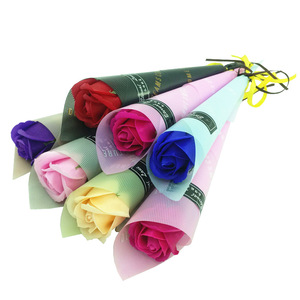 Sapone da bagno profumato AYOYO sapone rosa petalo di fiori per matrimonio festa della mamma regalo del giorno dell'insegnante - Product Image 2