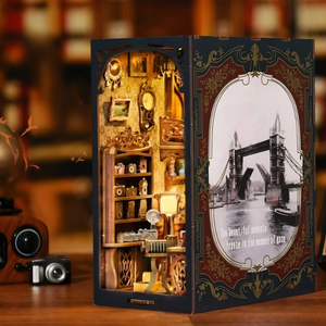 Kit de Bricolaje para Rincón de Lectura con Diseño de Sala de Cine, Mini Estudio de Fotografía 3D, Decoración Vintage para Librería, para Entusiastas de la Cine y la Fotografía - Product Image 1