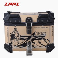 Ensemble de bagages pour moto en alliage d'aluminium, coffre supérieur 45L, valises latérales 38L et 32L, étanches, pour le tourisme