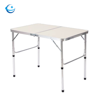 Table de repas d'extérieur pliable en aluminium, légère, durable, étanche, facile à transporter, design moderne personnalisé, idéale pour la gym et le barbecue – Meilleure vente