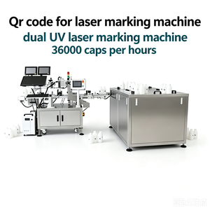 Machine de marquage laser UV 355 nm interne et externe avec inspection par vision OCR pour le codage des flacons cosmétiques et des produits chimiques quotidiens - Product Image 5