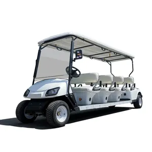 Groothandel Merk Nieuwe 4-wielige Golfkar Utility Vehicle 10 Seater Elektrische Club Car Golfkar