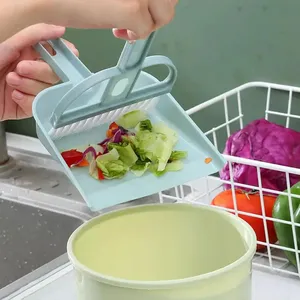 Juego de mini escobas y recogedores de escritorio con pala para basura, color nórdico, para herramientas de limpieza del hogar. - Product Image 2
