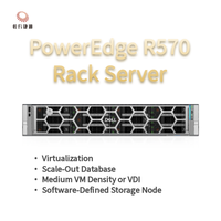 خادم ديل R570 R540 أصلي مستعمل قابل للتركيب على الرف 2U مع 12 فتحة LFF