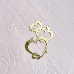 ของตกแต่งเค้กรูปหัวใจอะคริลิค น้ำผึ้งและรสหวาน สำหรับวันวาเลนไทน์ ของตกแต่งคัพเค้ก อุปกรณ์จัดปาร์ตี้ - Product Image 3