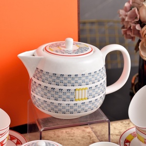 European Style White Modern Luxury <b>Reusable</b> Eco-Friendly Bone China <b>Cup</b> Set with Handle for Afternoon Tea - Product Image 2