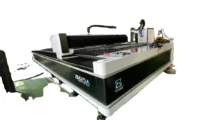 Mesin pemotong Laser serat Cnc, peralatan Laser industri 1000w untuk lembaran logam baja