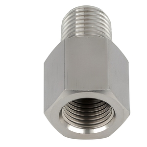 Adaptateur de capteur de pression d'huile en acier inoxydable 304, M14*1.5 femelle vers 1/4" NPT mâle, compatible avec tous les moteurs GM série LS - Product Image 2