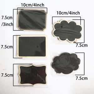 Lot de 10 mini-panneaux avec chevalet, petits tableaux noirs rectangulaires pour mariage - Product Image 4