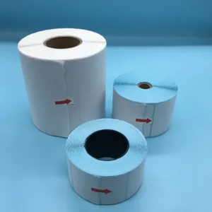 Factory Material Hot Sale Thermal Label Sticker Jumbo Paper Roll Adhesive 2*3 40 X 30 Thermal Printer Label
