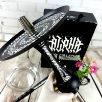 Chicha en acier inoxydable ALPHA X Laser Version, vente directe usine, avec coffret cadeau inclus, finition laquée