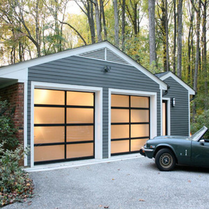 <span class=keywords><strong>Porte</strong></span> de garage extérieure à rabat en verre étanche pour villa classique moderne haut de gamme - Product Image 3