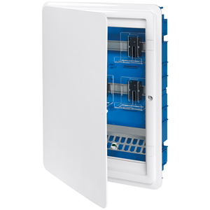 ตู้สวิตช์บอร์ด 54M QDSA ขนาด 63.5x48.5x15 มม. พร้อมแผงแพทช์ - Product Image 1