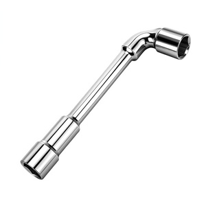 Llave de pasador tipo L de doble cabeza hexagonal con varilla curva de acero Cr-V para reparación de neumáticos - Product Image 5