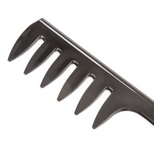 Wide Tooth Hair <b>Comb</b> Large Size Black PP Material For Men Slicked Back Home Use - Product Image 1