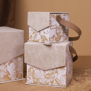 Retro kho báu ngực khóa cổ điển bằng gỗ hộp lưu trữ, phong cách cổ trang sức tổ chức cho tủ quần áo đính hộp-l/ - Product Image 5