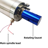 Mesin ukir batu giok dan ukiran keramik, bantalan motor spindel cnc, 3.2KW-24000rpm