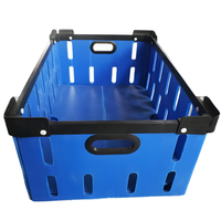 Boîte de rangement pliable en plastique PP recyclable avec poignée, organisateur portable et pliable pour appareil photo et écouteurs, rangement quotidien à domicile