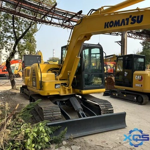 Excavatrice sur chenilles Komatsu PC70 d'occasion, 7 tonnes, modèle 2022, avec moteur, boîte de vitesses, PLC, vente d'usine - Product Image 4