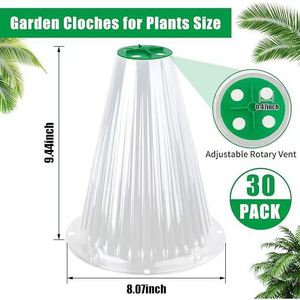 Cubierta Transparente para Plántulas, Protección Contra Heladas de PET, Cultivo en Jardín, Cubierta Portátil para Invernadero, para el Crecimiento de Vegetales - Product Image 2