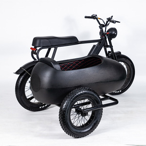 500W Sidecar Moto Électrique <span class=keywords><strong>3</strong></span> <span class=keywords><strong>Roues</strong></span> Sidecar Électrique avec un Sidecar Cargo Scooter Trike pour <span class=keywords><strong>Vespa</strong></span> - Product Image 2