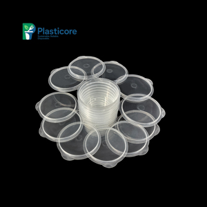 Plasticore Reutilizable para Salsa de Cocina, Envases de Plástico Desechables para Condimentos, Jarabe, Preparación de Comida, 2OZ - Product Image 1