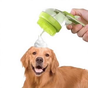 <span class=keywords><strong>Brosse</strong></span> de toilettage pour <span class=keywords><strong>chien</strong></span>, <span class=keywords><strong>brosse</strong></span> de bain pour animaux de compagnie, <span class=keywords><strong>brosse</strong></span> de massage apaisante en caoutchouc pour chiens et chats à poils longs ou courts - Product Image 1