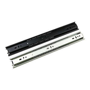 Modern Ball Bearing <b>Telescopic</b> Drawer Slide Hardware 45mm Aluminum Alloy Soft Closing <b>for</b> Dining Outdoor Use Kitchen Cabinets - Product Image 3