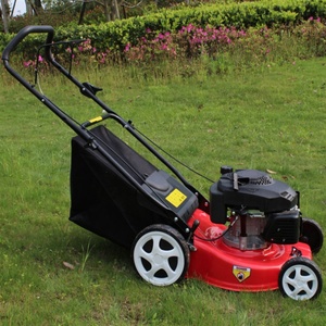 Tondeuse à gazon à essence 4 roues avec châssis en acier, réglable, moteur 4 temps, qualité DIY, 171cc, 3200W, bac de ramassage arrière 60L, hauteur de coupe max. 70mm - Product Image 1