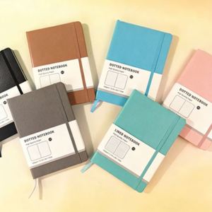Promotional Business Gifts PU Leather Hard Cover Notebooks <b>A6</b> Students Binding Hardcover A5 <b>Diary</b> Journal Notebook - Product Image 2