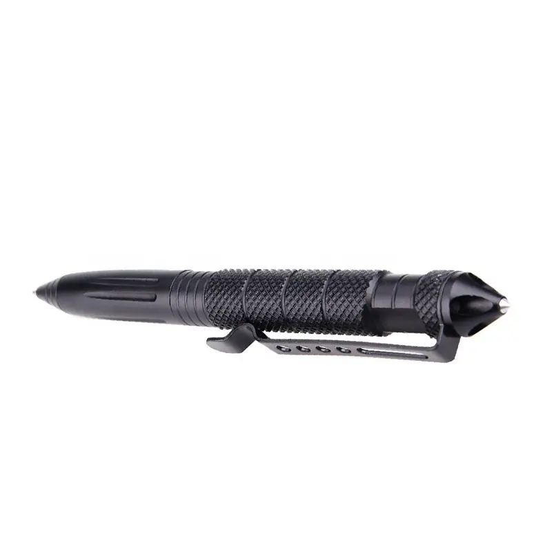 Outdoor Tactical Survival Tool Pen With Tungsten Head Glass Logo Ballpoint Banner Pen Survival Gear