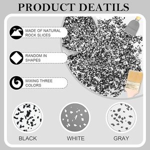 Boîte de 40 lb de flocons décoratifs pour revêtement de sol en époxy (taille 1/4 po) Protection/Amélioration pour toutes les surfaces - pour garages, - Product Image 3