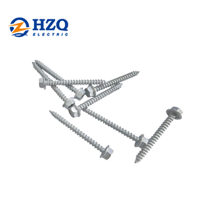 (250) Viti per Tetti in Metallo Zincato con Testa Esagonale 10 X 2 Pollici per Lamiera e Rivestimenti in Legno - Product Image 4