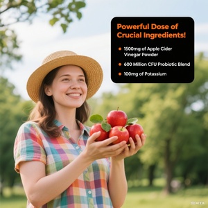Private Label Sugar <b>Free</b> Metabolism Booster Apple Cider Vinegar Capsules Liver & Gut Health Support <b>Weight</b> Management - Product Image 3