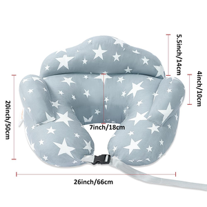 Adjustable Waist Strap Nursing <strong>Pillow</strong> Ergonomic <strong>Baby</strong> <strong>Feeding</strong> <strong>Pillows</strong> with Removable Washable Cotton Slipcover - Product Image 4