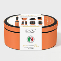 Secador de Pelo Eléctrico Profesional ENZO 7 en 1, Cepillo Multifuncional de Aire Caliente, Voluminizador y Estilizador en un Solo Paso