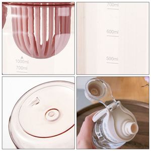 Custom <b>Bottle</b> Large Capacity 1000Ml Gym Sports Plastic <b>Water</b> Flask With Tea Strainer - Product Image 3