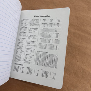 Promoción de Stock, Bajo MOQ, Cuaderno Económico con Patrón de Copo de Nieve Mármol, Encuadernación Cosida, 100 Hojas, Colores Surtidos - Product Image 6